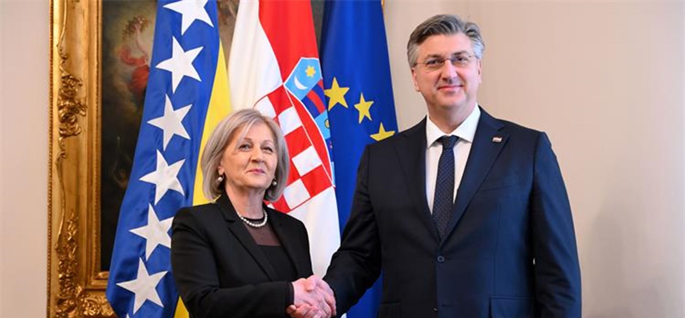 Plenković i Krišto: Želimo intenzivirati suradnju Hrvatske i Bosne i Hercegovine u svim aspektima 